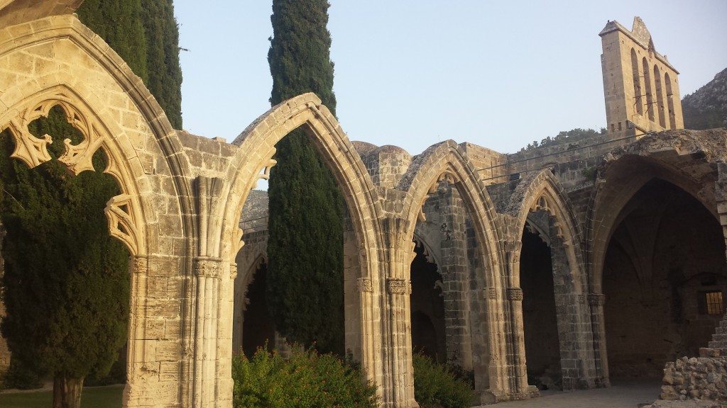 Inside Bellepais Abbey