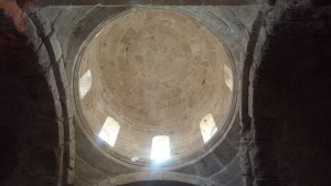 Byzantine church from inside