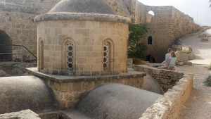 Byzantine church from above