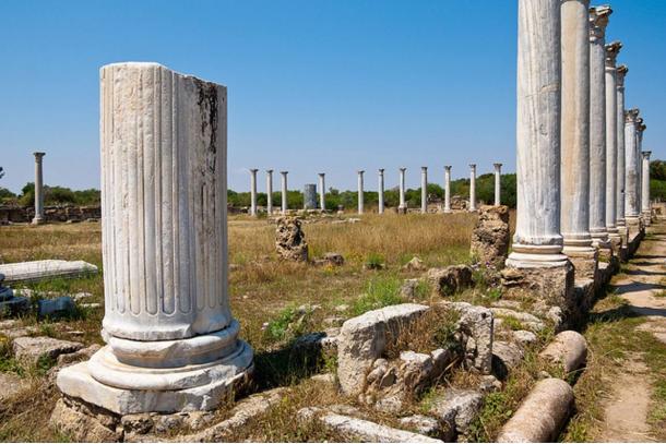 Ancient ruins of the Salamis, Cyprus Xavi via Flickr